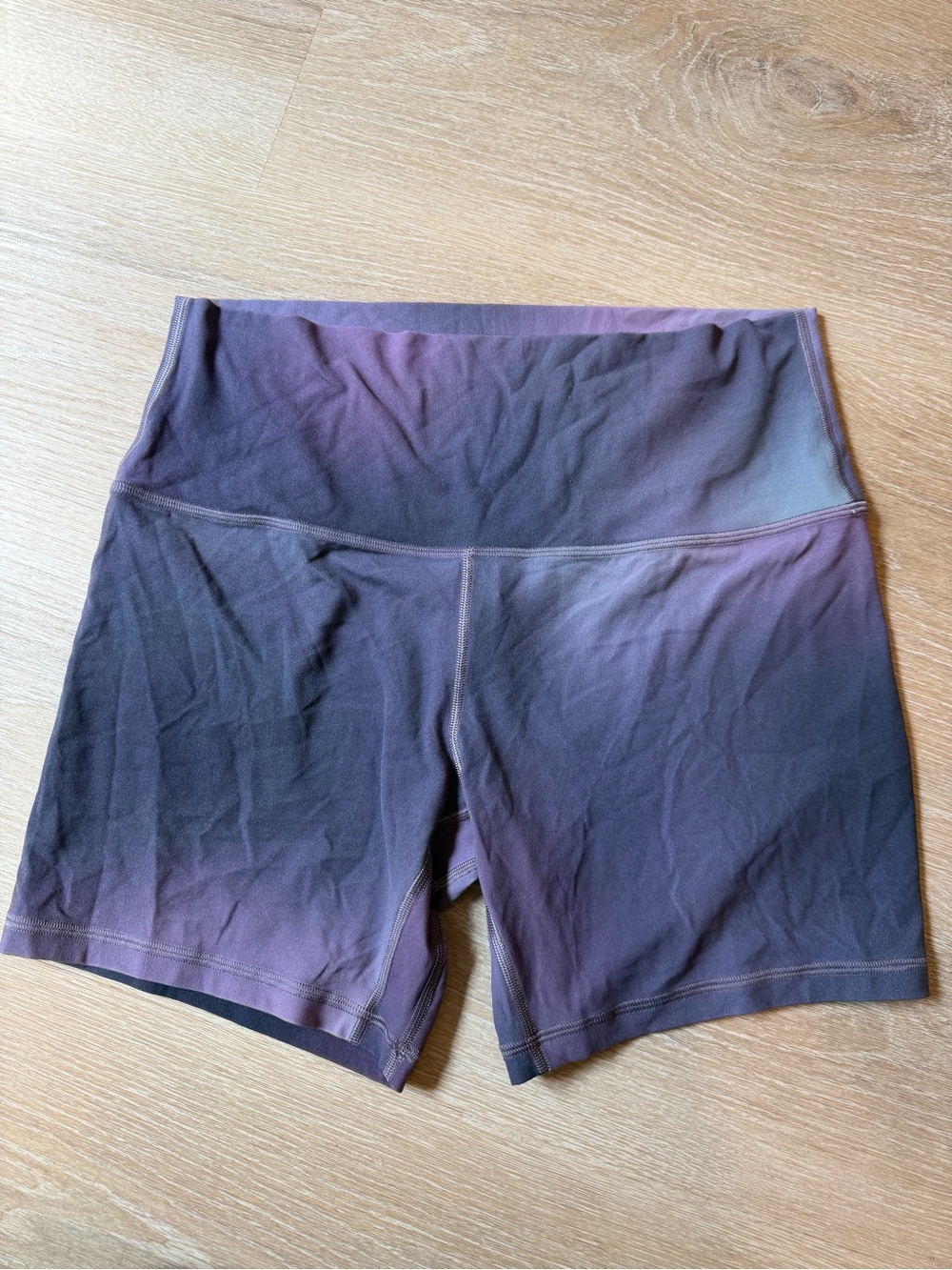 lululemon athletica Ombre Purple High-Rise Bike Shorts